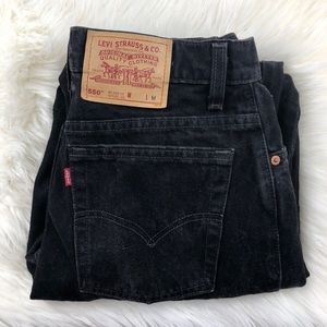 Vintage Black 550 Levi’s